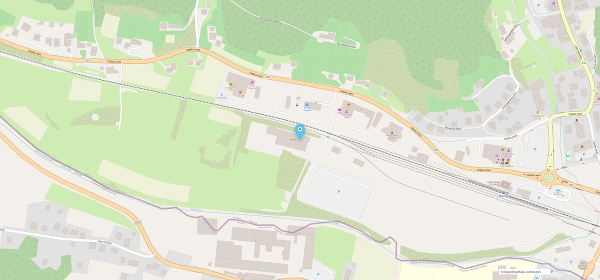 Kartenbild fuer Transport Biro Rogatec, Celjska cesta 43a, 3252 Rogatec